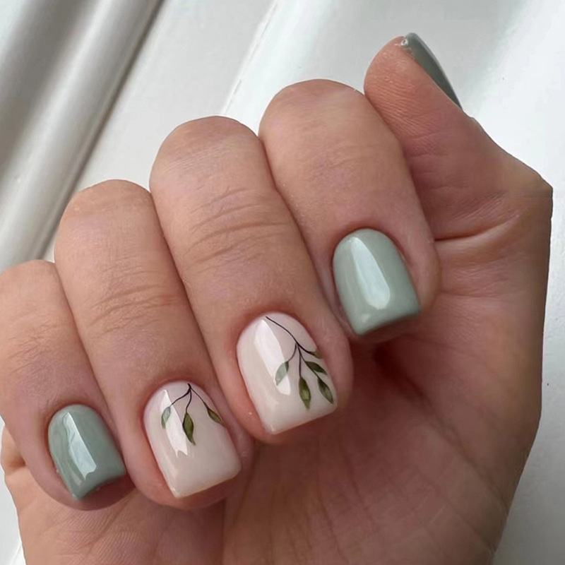 Nail Art Fake - 24 szt. Fałszywe paznokcie wielokrotnego użytku