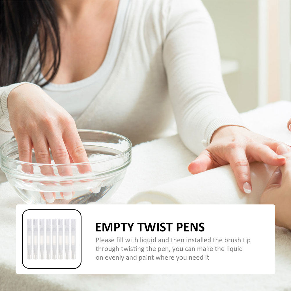 Cuticle Oil Pen - 8 szt. Puste długopisy do olejku