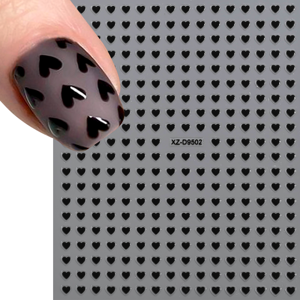 8 szt. Naklejki na paznokcie 3 – Nail Art Valentine recenzja i cena