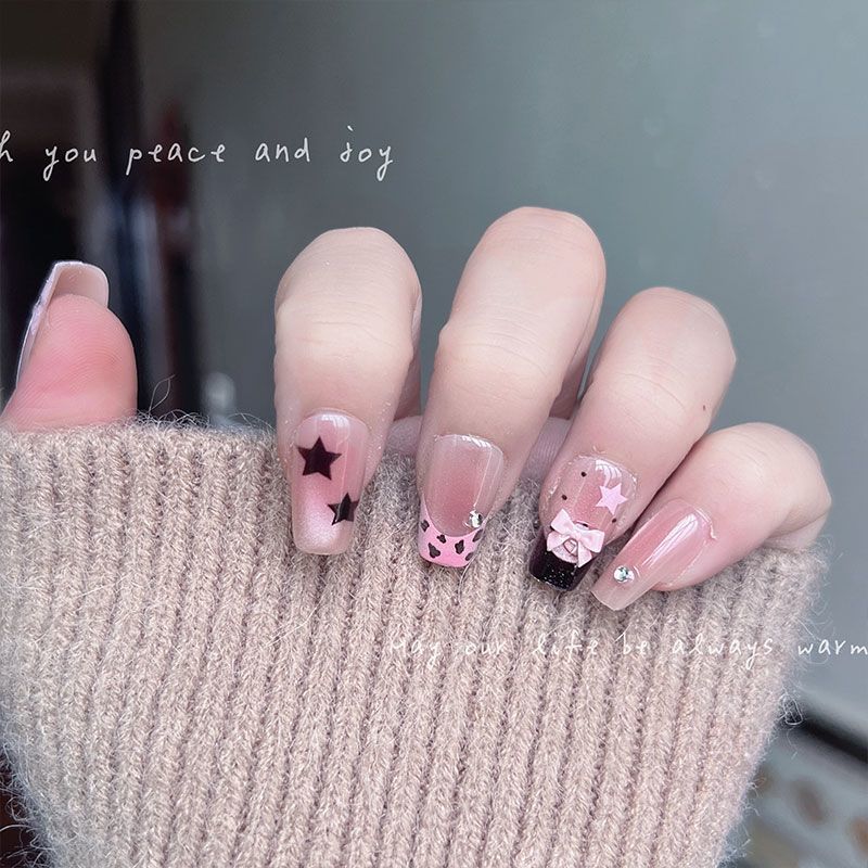 10 szt. Krótkie Kwadratowe Paz – Nail Art Leopard recenzja i cena