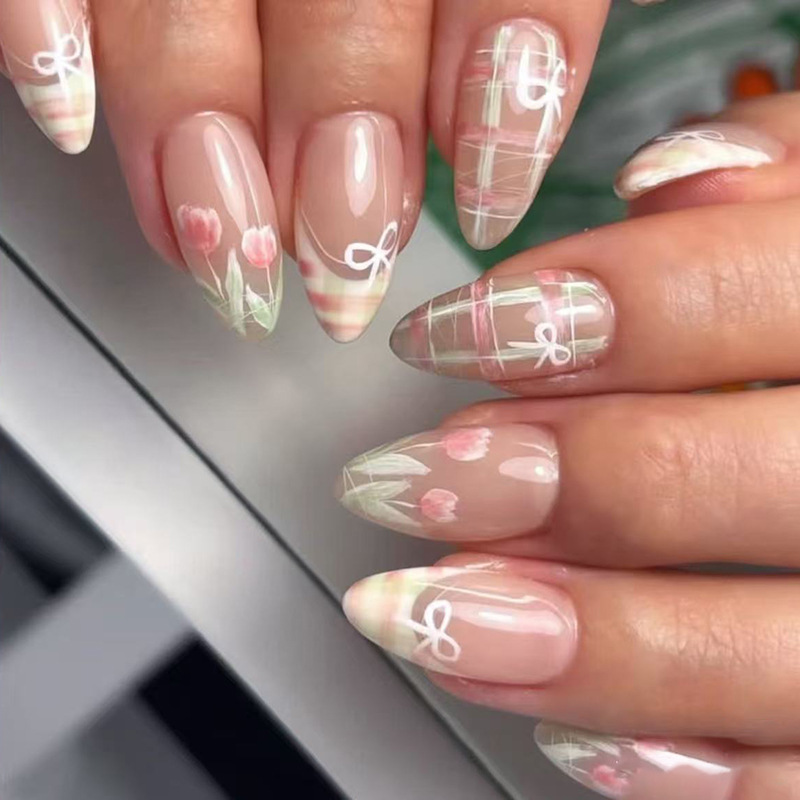 24 szt. Zestawów sztucznych pa – Nail Art Valentine recenzja i cena