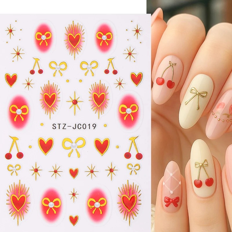 Naklejki do zdobienia paznokci – Nail Art Valentine recenzja i cena