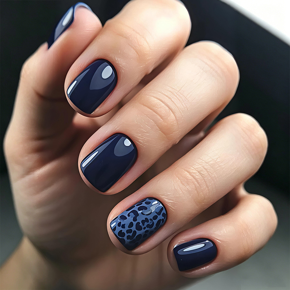 24 szt. Krótkie Kwadratowe Paz – Nail Art Leopard recenzja i cena