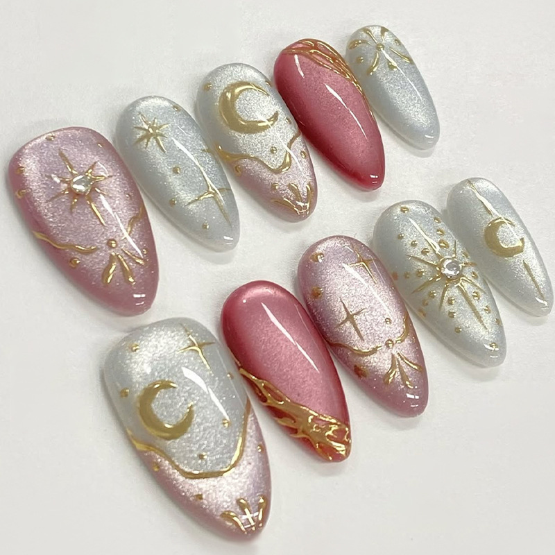 24 szt. Złocone, brokatowe, zd – Nail Art Glitter recenzja i cena