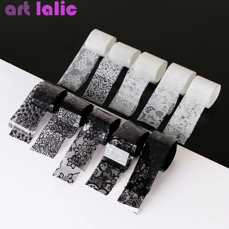 10 Rolek 2,5*60cm Nowa Czarno- – Nail Art Leopard recenzja i cena