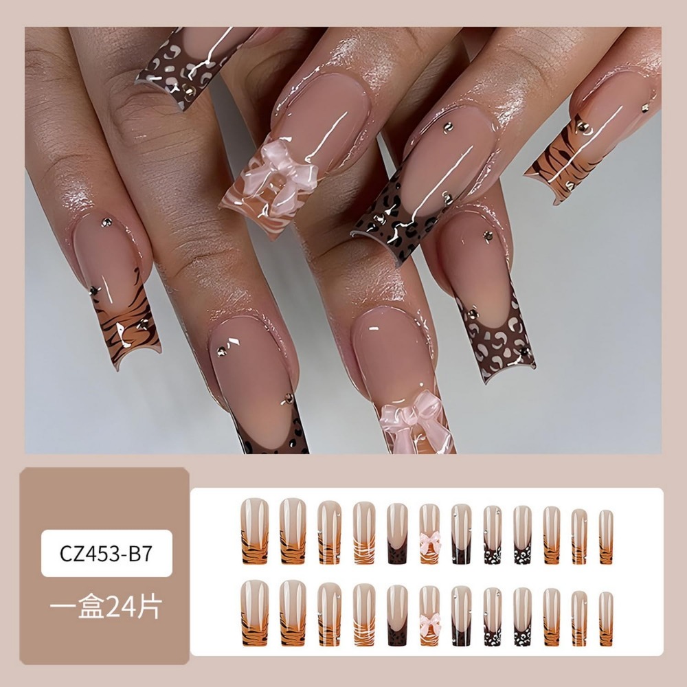 Sztuczne paznokcie akrylowe z  – Nail Art Leopard recenzja i cena