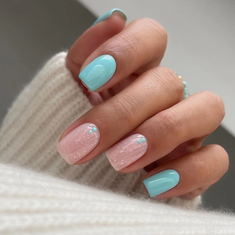 24 szt. Krótkie sztuczne pazno – Nail Art Glitter recenzja i cena