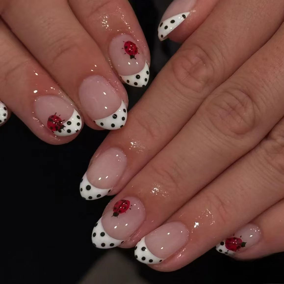 24 szt. Bursztynowe Ciemnobrąz – Nail Art Leopard recenzja i cena