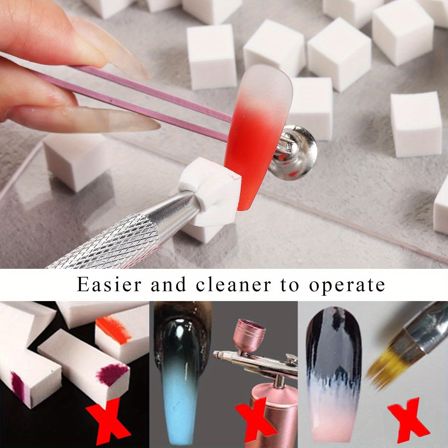 Zestaw gąbek do zdobienia pazn – Nail Art Pinterest recenzja i cena