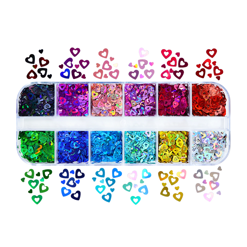 Holograficzne serce miłosne oz – Nail Art Valentine recenzja i cena