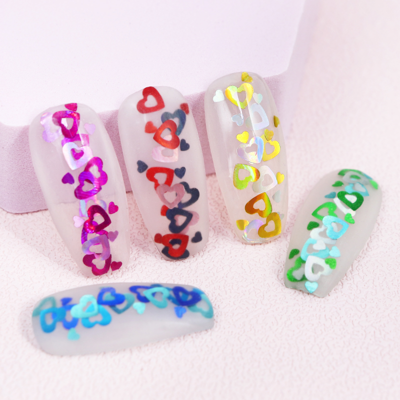 Holograficzne serce miłosne oz – Nail Art Valentine recenzja i cena