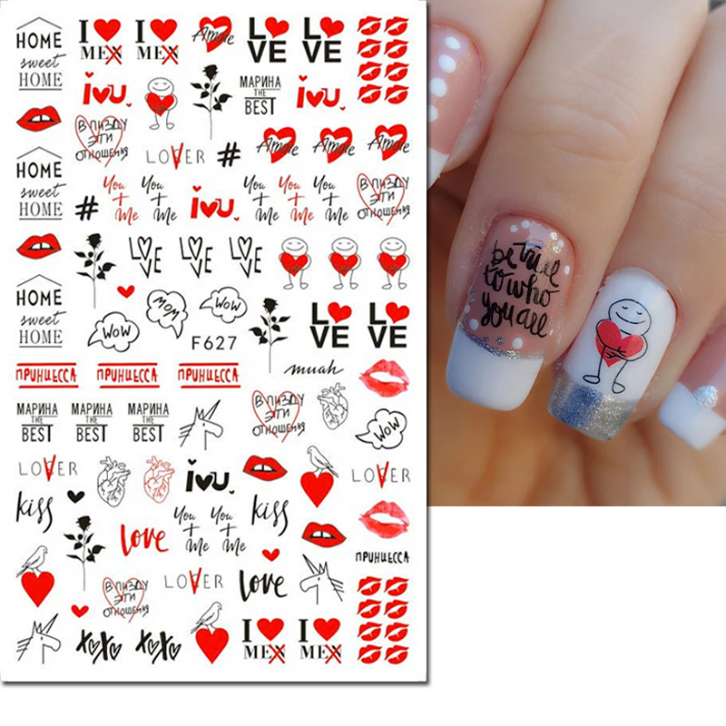 Naklejki 3D na paznokcie Walen – Nail Art Valentine recenzja i cena