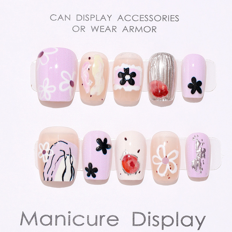 10 szt. Koreańskie Sztuczne Pa – Nail Art Fake recenzja i cena