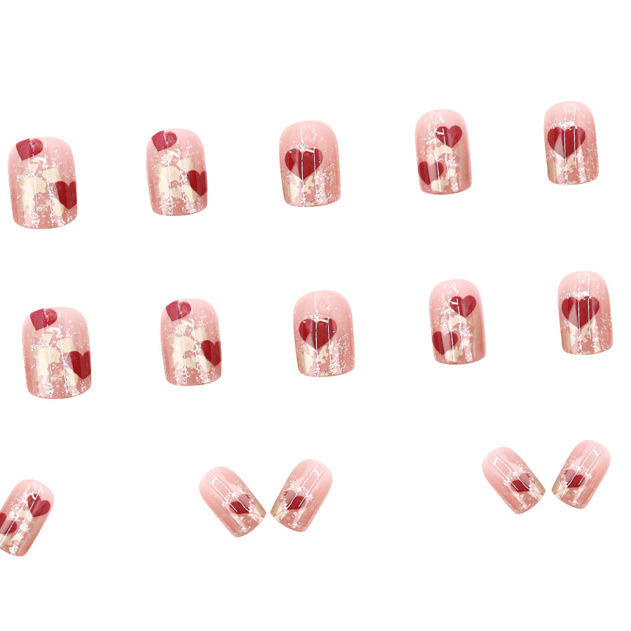24 szt./zestaw Krótkie kwadrat – Nail Art Fake recenzja i cena