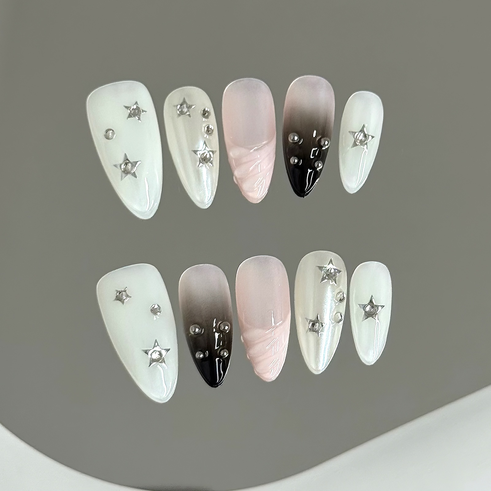 10 szt. Migdałowe Sztuczne Paz – Nail Art Glitter recenzja i cena