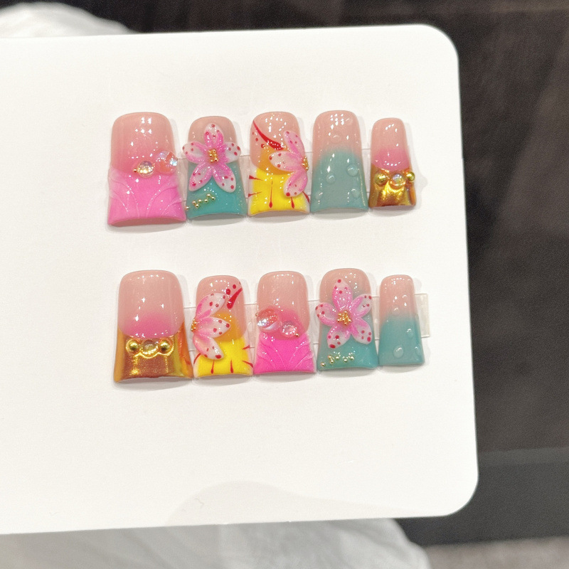 10 szt. Sztuczne paznokcie w s – Nail Art Fake recenzja i cena