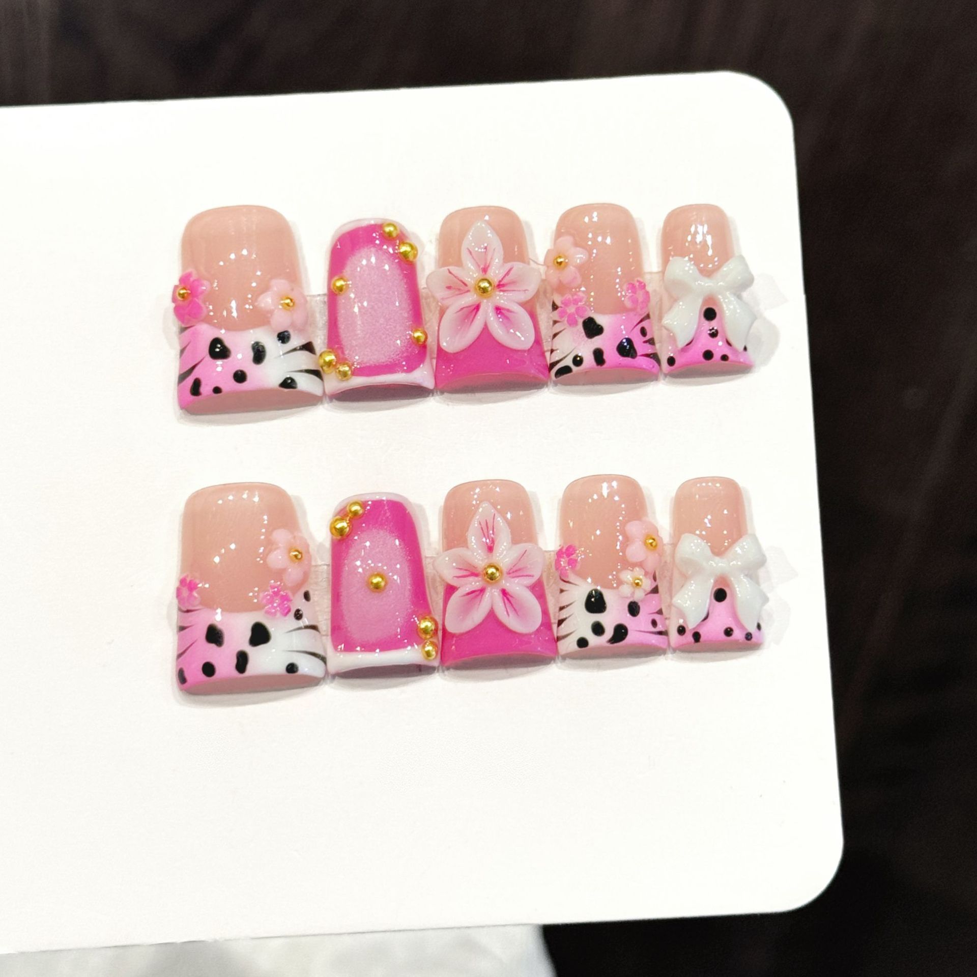 10 szt. Sztuczne paznokcie w s – Nail Art Fake recenzja i cena