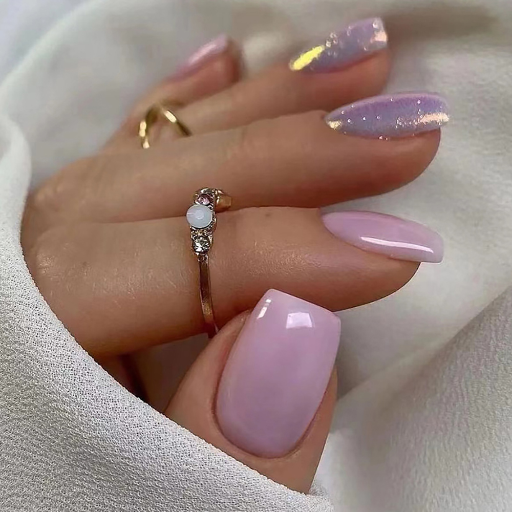 Krótkie sztuczne paznokcie dla – Nail Art Glitter recenzja i cena