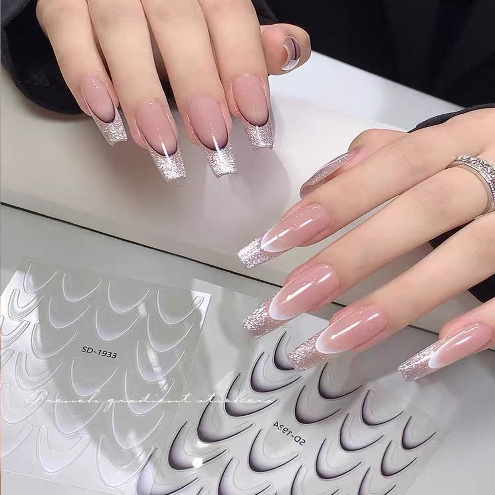 2 arkusze francuska linia grad – Nail Art Leopard recenzja i cena