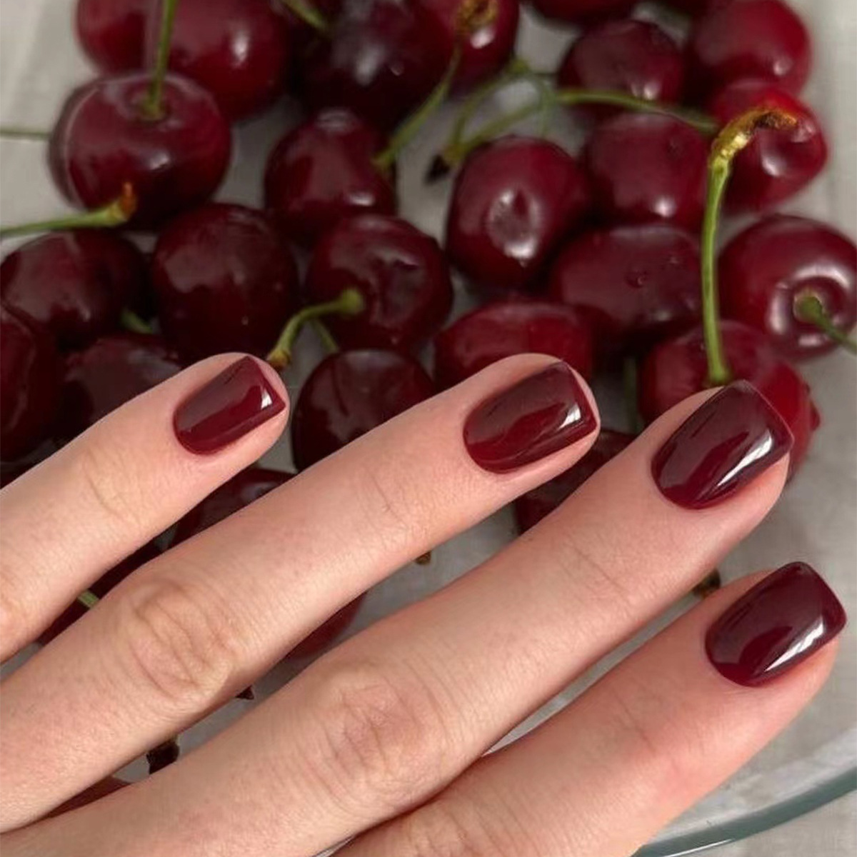 24Pcs Solid Color Press on Nai – Nail Art Fake recenzja i cena