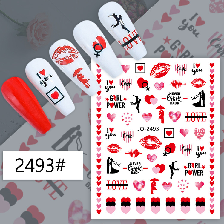 Naklejki 3D na paznokcie, geom – Nail Art Valentine recenzja i cena